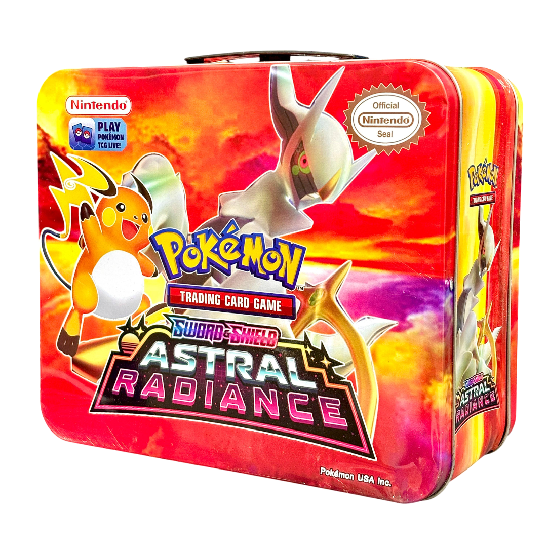 Pokemon Playing Cards Sword & Shield Crown Zenith Tin Box With Cards (Red)