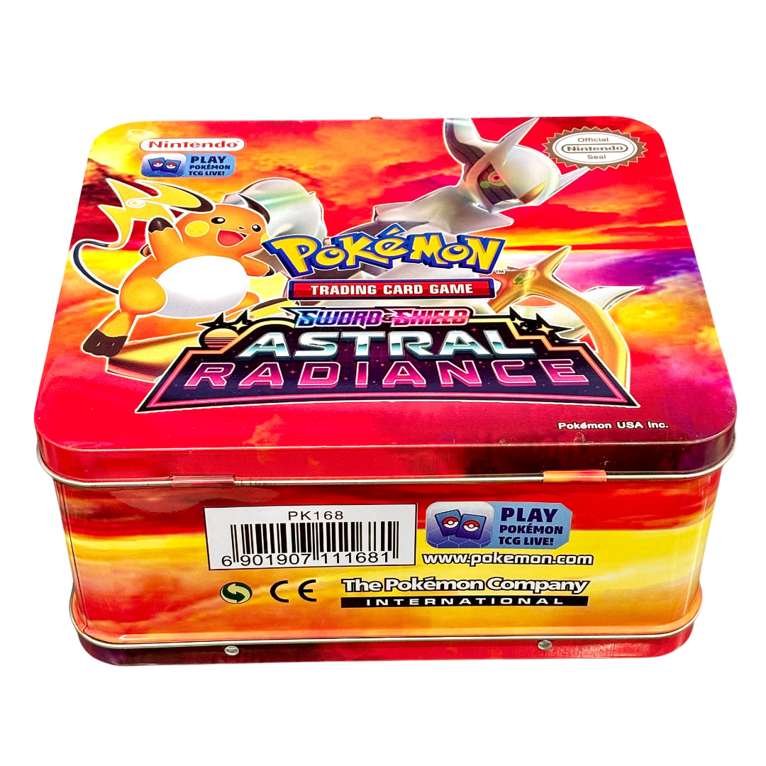 Pokemon Playing Cards Sword & Shield Crown Zenith Tin Box With Cards (Red)