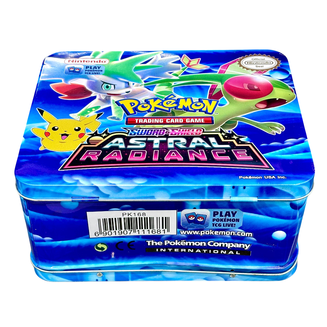 Pokemon Playing Cards Sword & Shield Crown Zenith Tin Box With Cards (Blue)