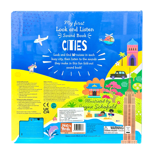 Cities My First Look and Listen - Sound Book by North Parade