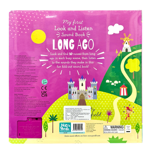 Long Ago My First Look and Listen - Sound Book by North Parade