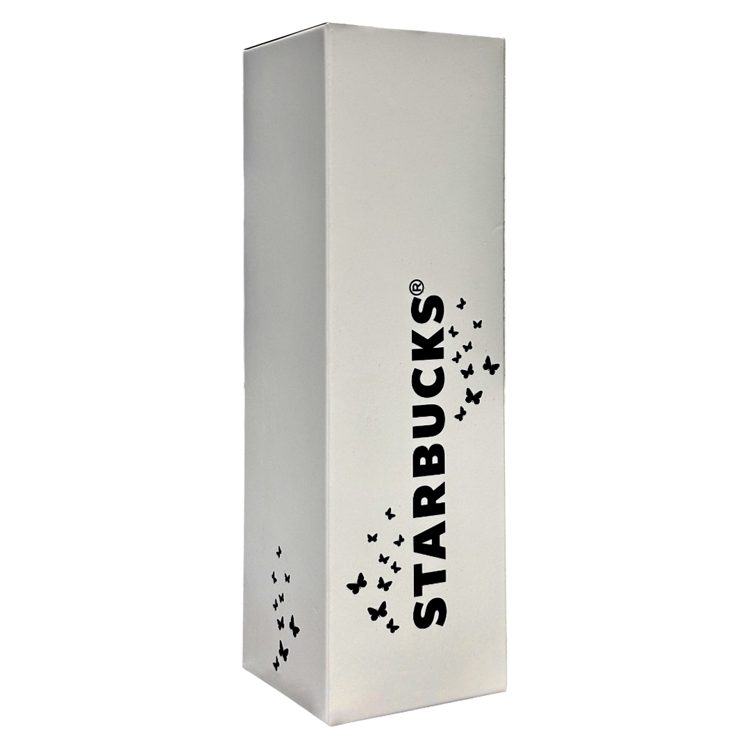 Starbucks Dual-Sip Insulated Bottle for Hot & Cold Drinks 500 ML (White)
