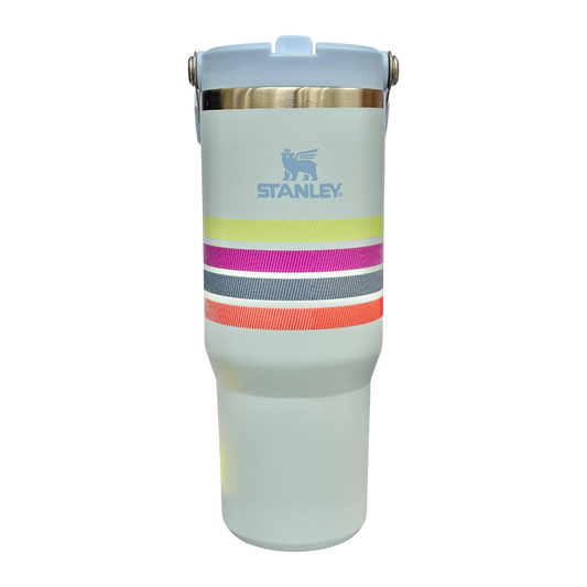 Stanley IceFlow™ Flip Straw Tumbler | 887ml with Straw for Water (30 oz) (Blue)
