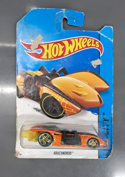 Hot Wheels ARACHNOROD Orange ( Card Damage )