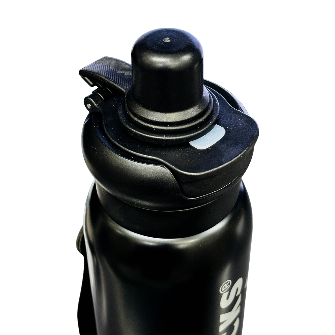 Starbucks Dual-Sip Insulated Bottle for Hot & Cold Drinks 500 ML (Black)