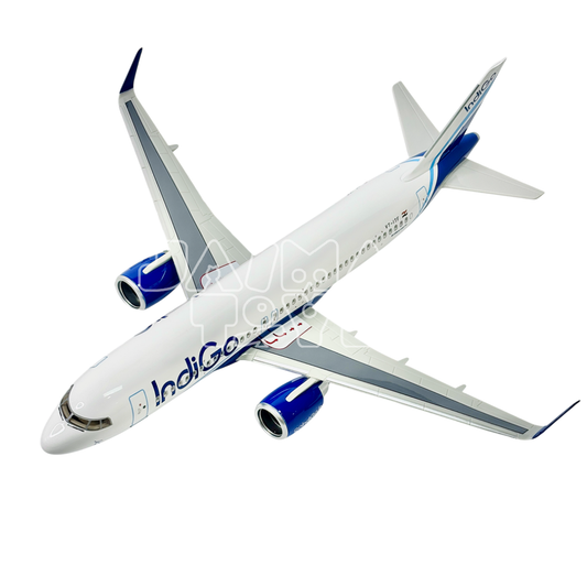 Diecast Aeroplane Display Display Model Airplane: Indigo A320 46 cm