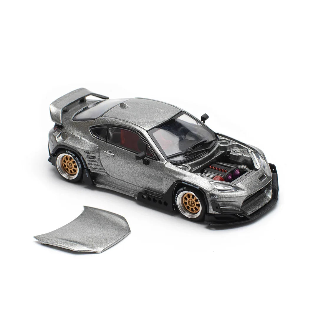 PARA64 POP Race 1:64 PANDEM GR86 Silver – Diecast Model Car