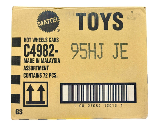 Hot Wheels 2025 Factory-Sealed Case  J (95HJ JE) – 72 Die-Cast Cars by Mattel (Brand New Box)