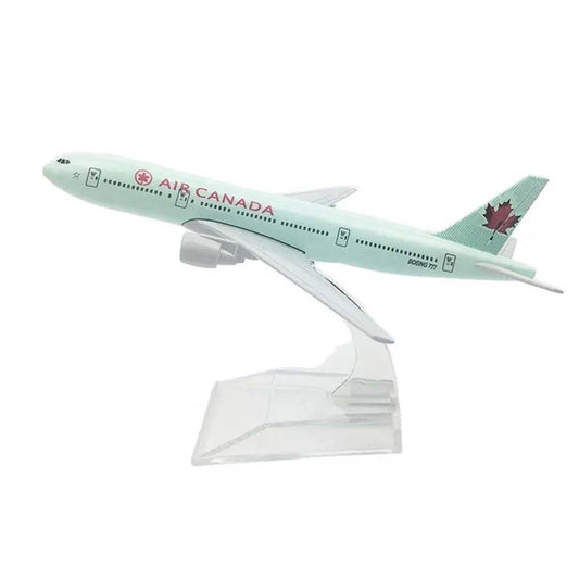 Collectible 1:400 Scale Aircraft Model Airplane – Air Canada B777 (16 cm)