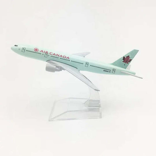 Collectible 1:400 Scale Aircraft Model Airplane – Air Canada B777 (16 cm)
