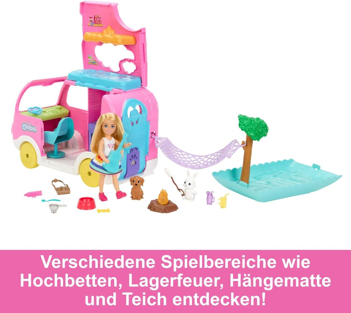 Barbie Club Chelsea Camper Dollhouse playset - HNH90