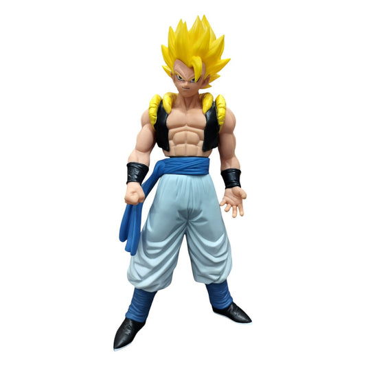 Dragon Ball Z Goku's Power Unleashed action figure in iconic battle stance with detailed costume and energy effects.

