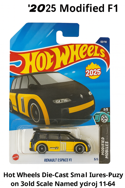Hot Wheels Renault Espace F1 – 2025 Modified Mobiles Series (5/5)