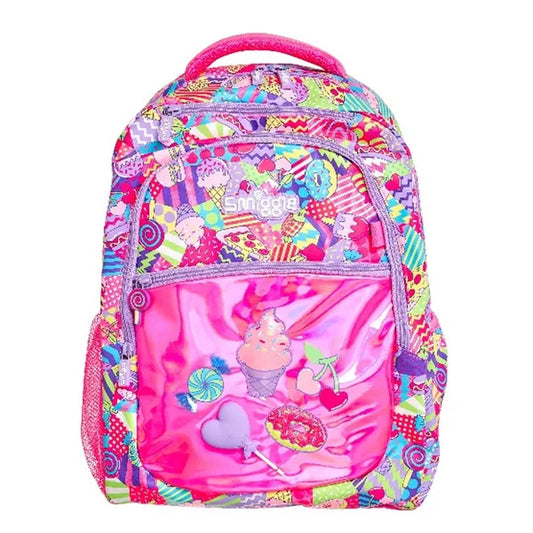 Smiggle Treats Pink backpack from the Far Away Collection for kids

