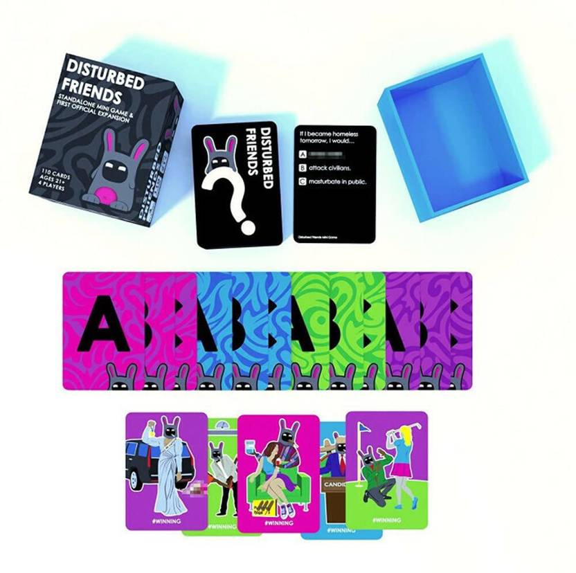 Disturbed Friends This Game Should Be Banned Card Game