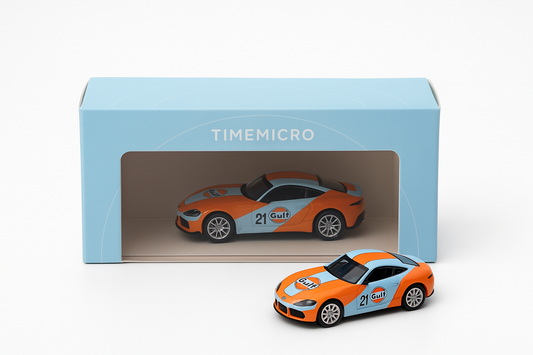 Time Micro Gulf Racing Car Die-Cast Model (1:64 Scale) – Collector Edition
