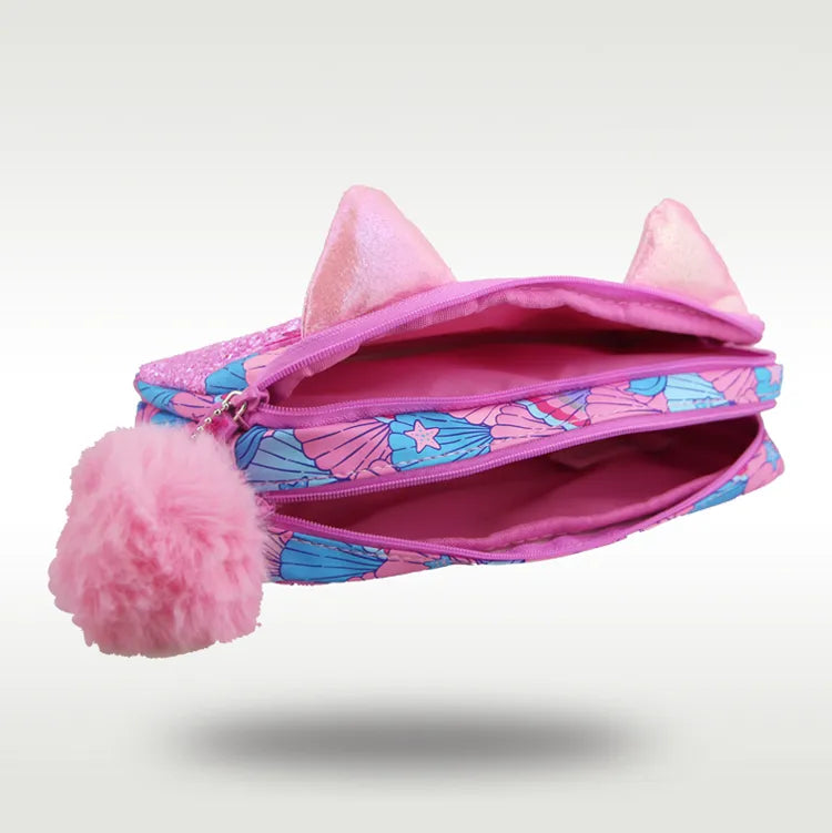 Smiggle Kitty Pencil Case Pouch For Kids