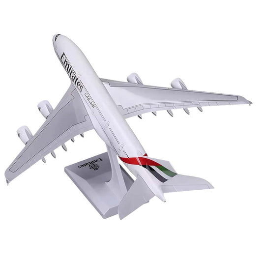Diecast Collectible 1:250 Scale Model Airplane With Light & Sound – Emirates Airbus A380-800