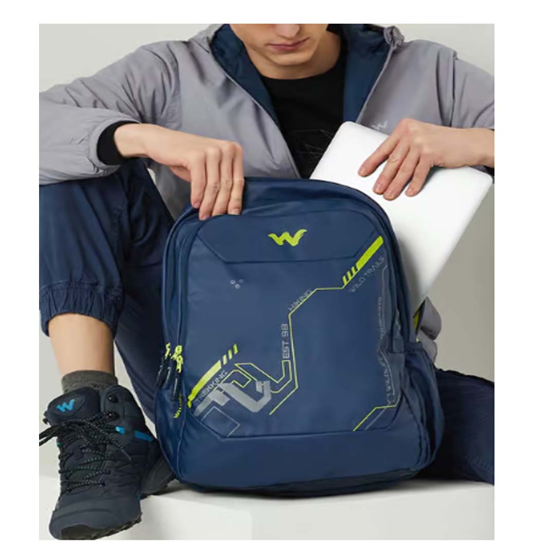 Wildcraft Blaze Pro 45L Laptop & School  Bags– Light Blue | Spacious & Durable with Rain Cover