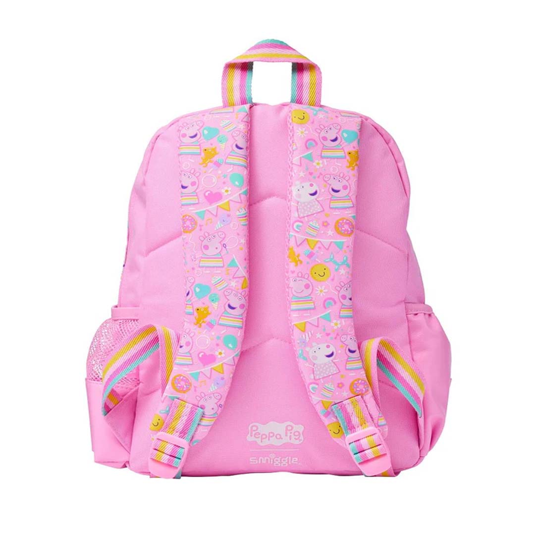 Smiggle School Bags: Peppa Pig Junior Character Backpack-Pink