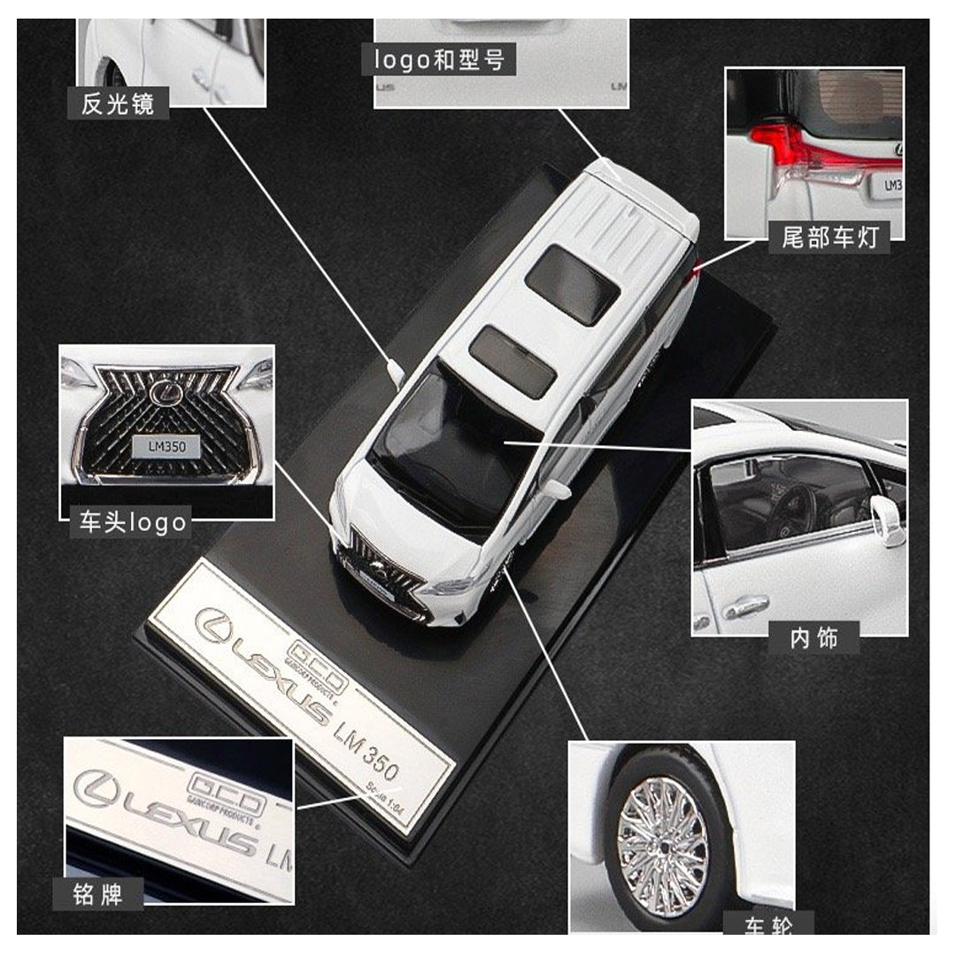 GCD 1:64 Lexus LM350 Luxury Minivan Model | Premium Diecast Collectible | High-Detail Miniature MPV