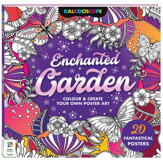 Kaleidoscope Colouring: Enchanted Garden