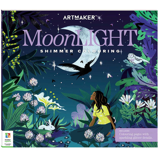 Art Maker: Moonlight Shimmer Colouring – Let Your Creativity Glow (By Hinkler)