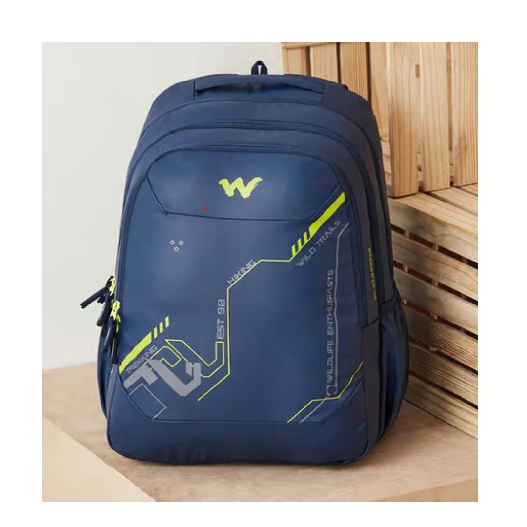 Wildcraft Blaze Pro 45L Laptop & School  Bags– Light Blue | Spacious & Durable with Rain Cover