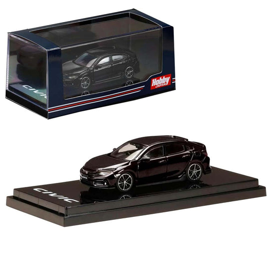 1/64 Honda Civic Hatchback 2020 – Crystal Black Pearl – Die-Cast Model Car