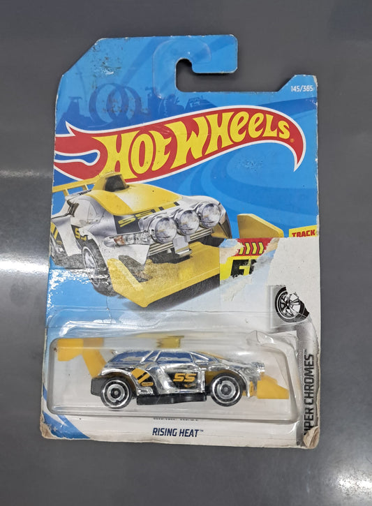 Hot Wheels Super CROMES   Rising Heat - ( Card Damage )