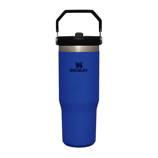 Stanley IceFlow™ Flip Straw Tumbler | 887ml with Straw for Water (30 oz) (Dark Blue)