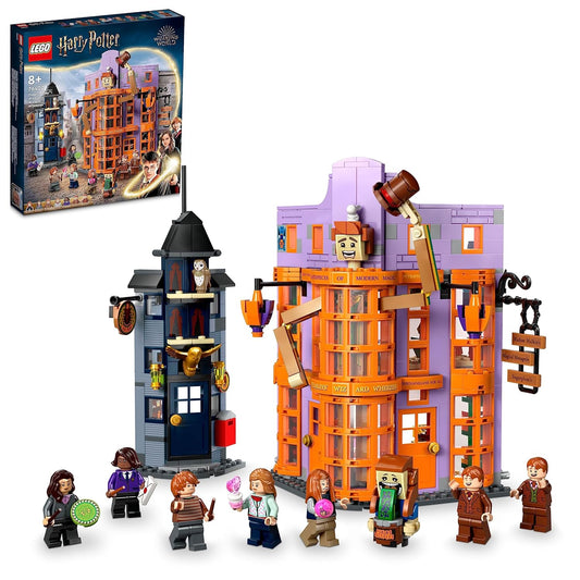 LEGO 76422 Harry Potter Weasleys’ Wizard Wheezes Diagon Alley Building Set (834 Pieces)

