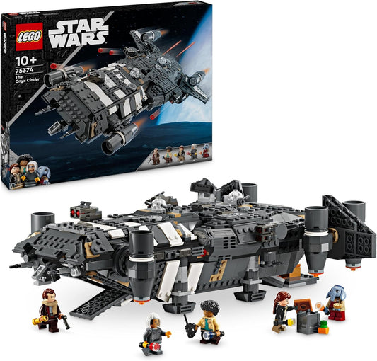LEGO 75374 Star Wars: Skeleton Crew – The Onyx Cinder Starship Building Set
