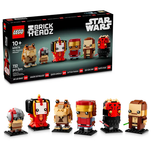 LEGO 40676 Star Wars The Phantom Menace BrickHeadz Anniversary Edition – 732 Pieces