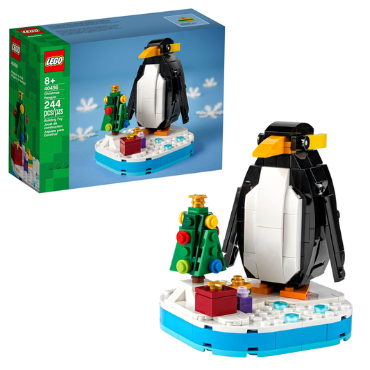 LEGO 40498 Christmas Penguin – 244 Pieces Holiday Building Toy