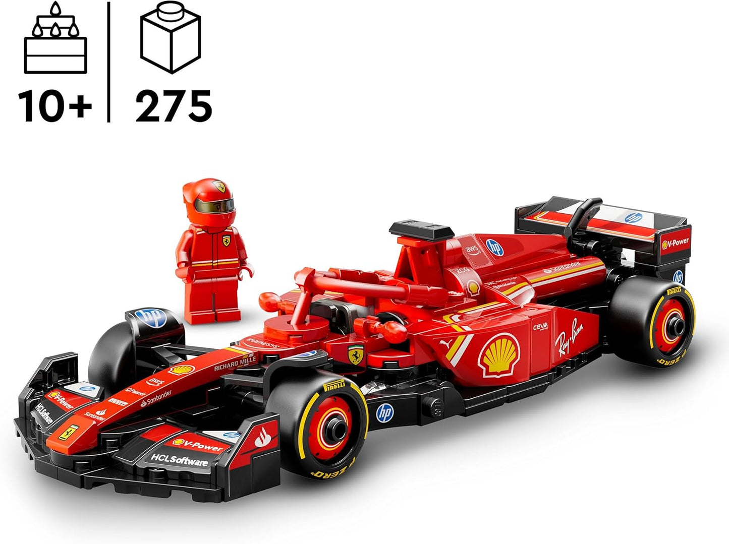 LEGO 77242 Speed Champions Ferrari SF-24 F1 Race Car