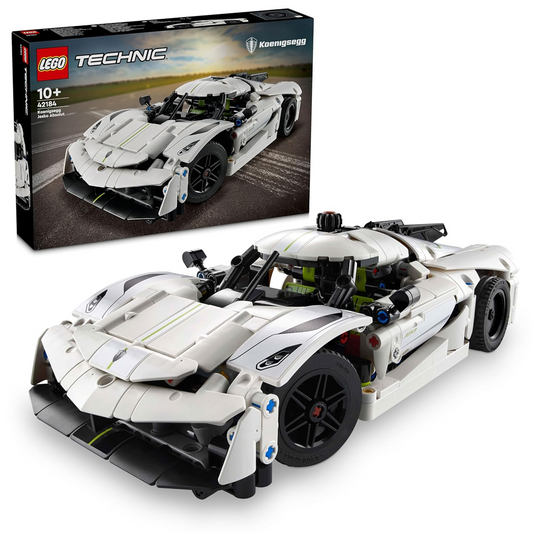 LEGO Technic 42184 Koenigsegg Jesko Absolut White Hypercar – 801 Pieces
