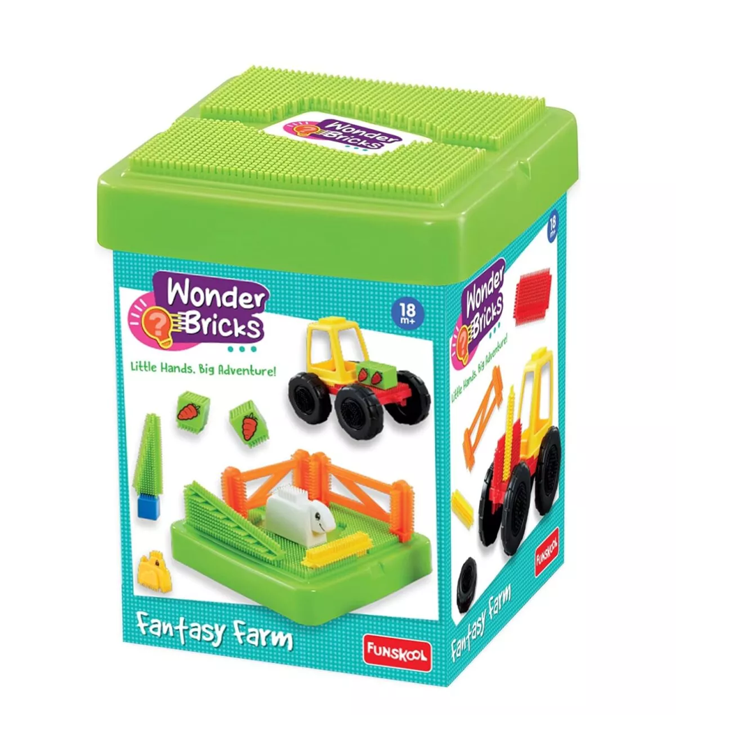 Funskool ‘Wonder Bricks Fantasy Farm’ 18+ Months.