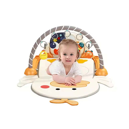 Baby Fitness Blanket – Infant Multi-Function Play Gym Mat with Hanging Toys & Music | Newborn Activity Mat (0+ Months)