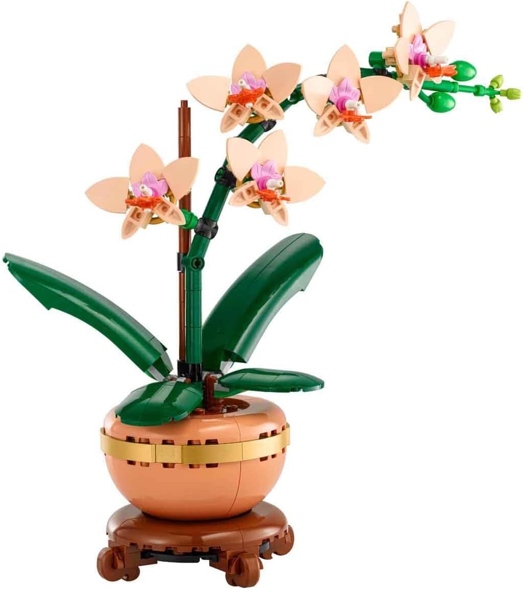 LEGO 10343 Botanicals Mini Orchid - Artificial Flowers Set (274 Pieces)