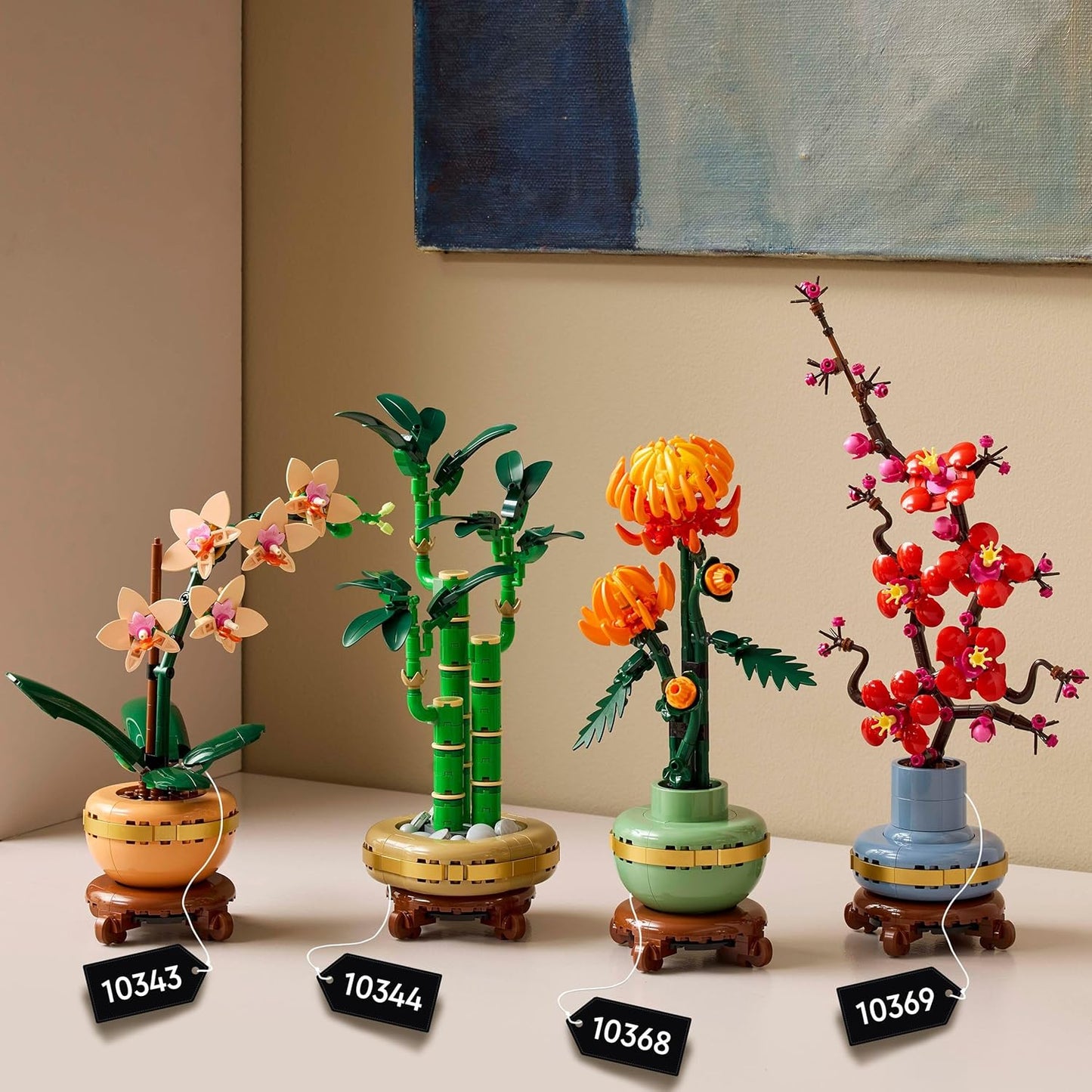 LEGO 10343 Botanicals Mini Orchid - Artificial Flowers Set (274 Pieces)