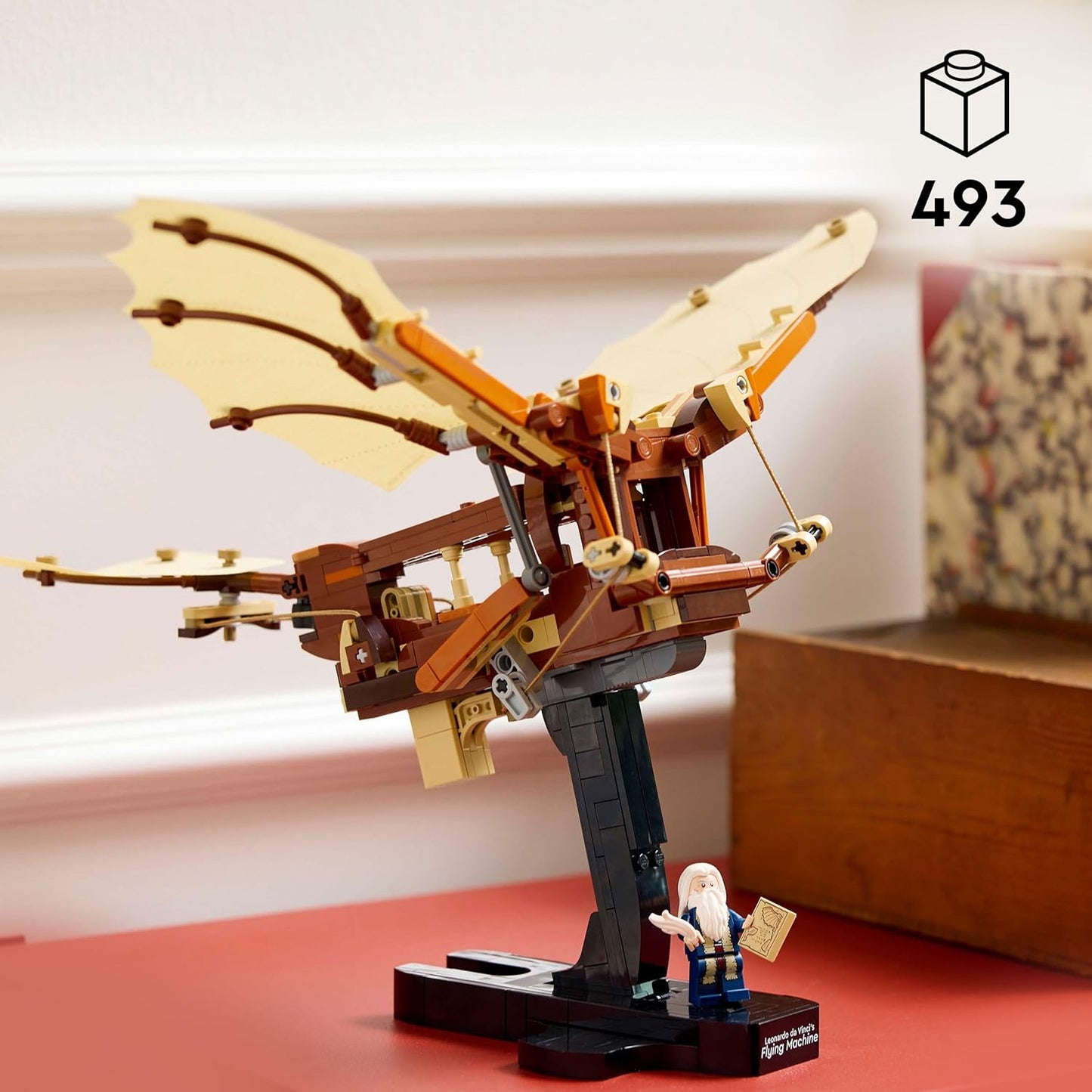LEGO Icons 10363 Leonardo da Vinci’s Flying Machine Building Set (493 Pieces)