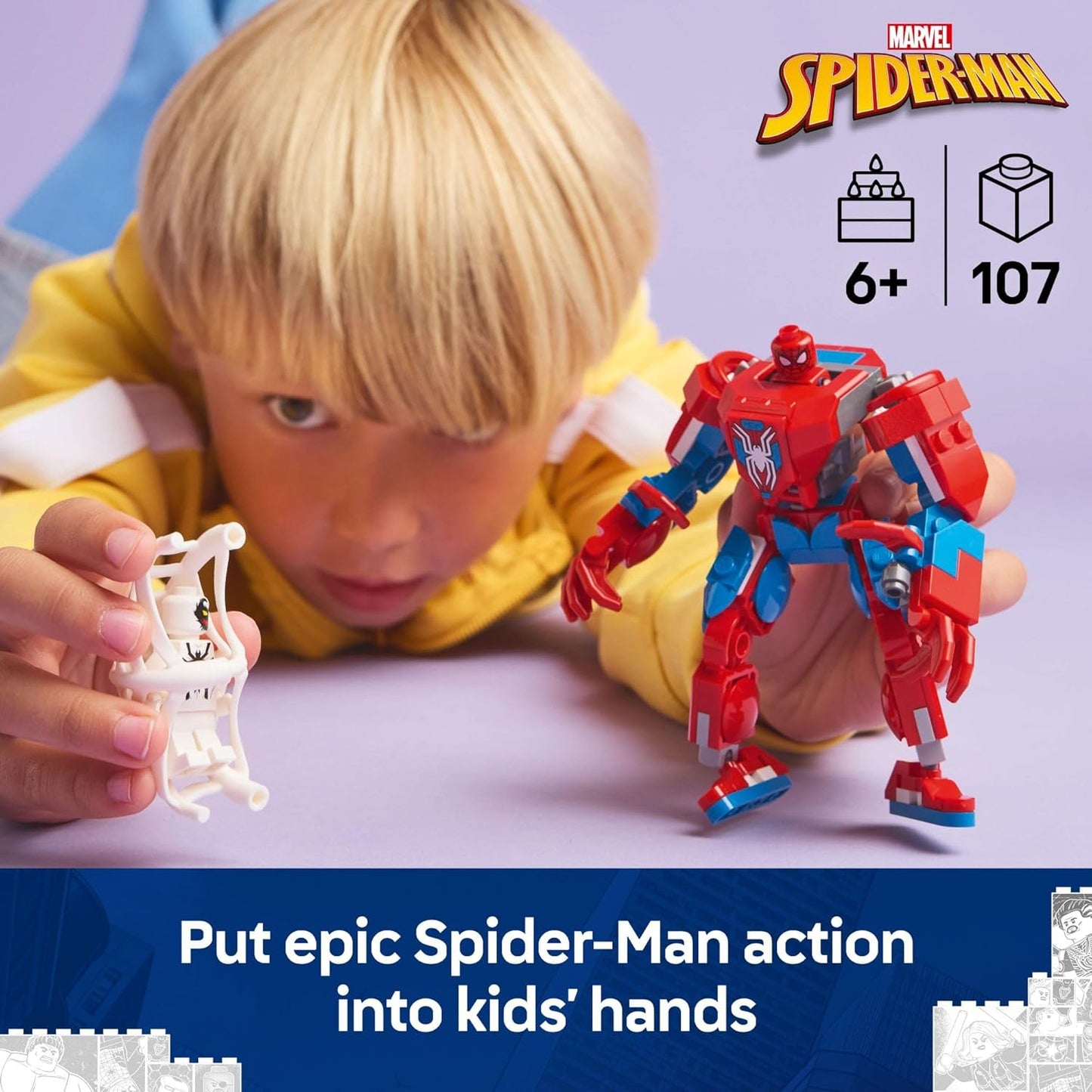 LEGO 76308 Marvel Spider-Man Mech vs. Anti-Venom Building Set
