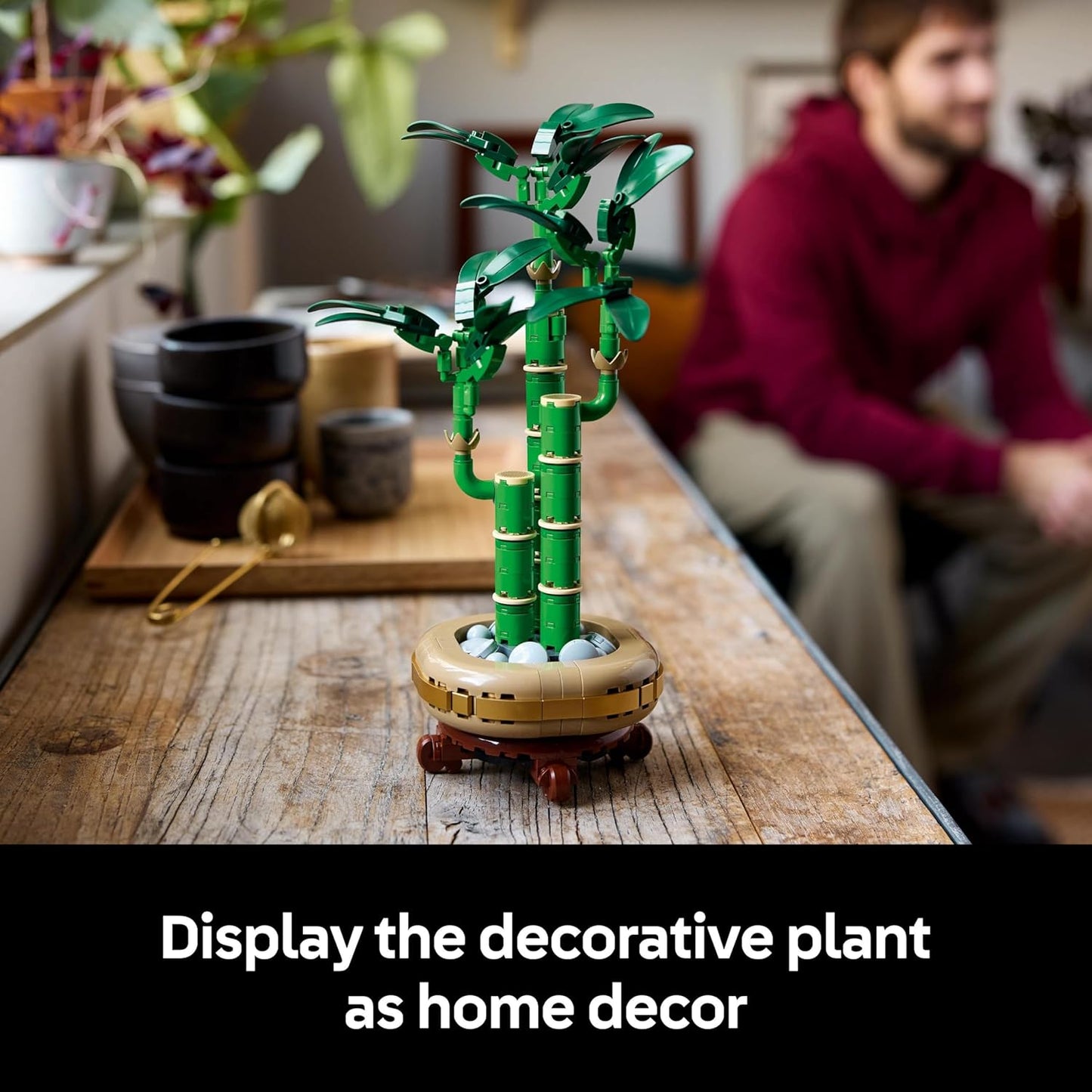 LEGO 10344 Botanicals Lucky Bamboo Artificial Plant Set (325 Pieces)
