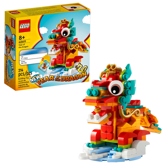 LEGO 40611 Year of The Dragon – 214 Pieces Lunar New Year Building Set

