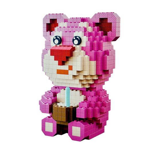 C. Bear Building Blocks Minifigure 6 Inch as Birthday Gift for Kids