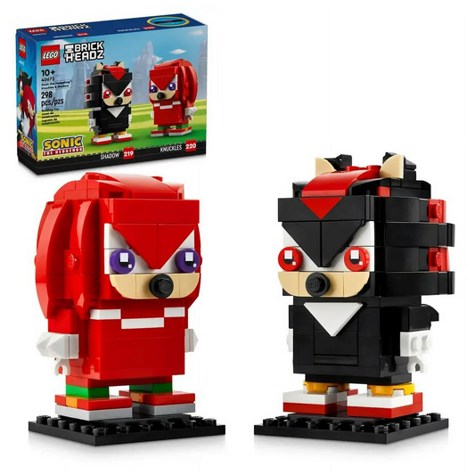 LEGO 40672 BrickHeadz Sonic Knuckles & Shadow – 298 Pieces Building Set