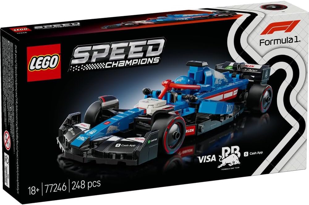 LEGO 77246 Speed Champions Visa Cash App RB VCARB 01 F1 Race Car