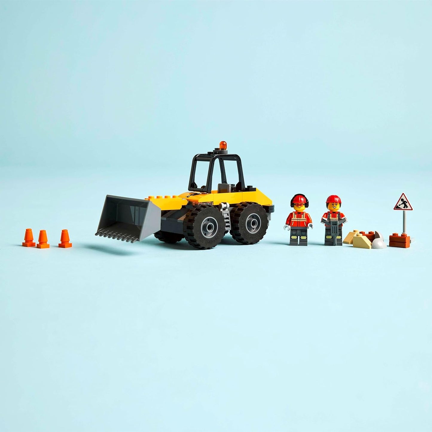 LEGO 60450 City Yellow Construction Wheel Loader Building Set