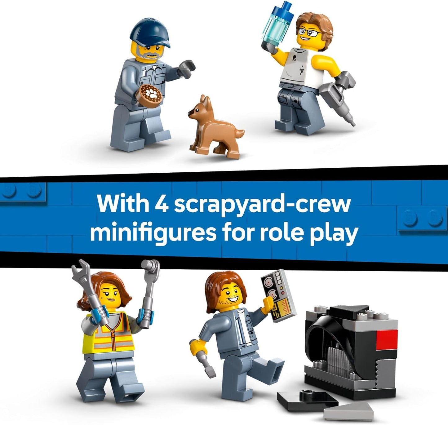 LEGO 60472 City Scrapyard with Cars